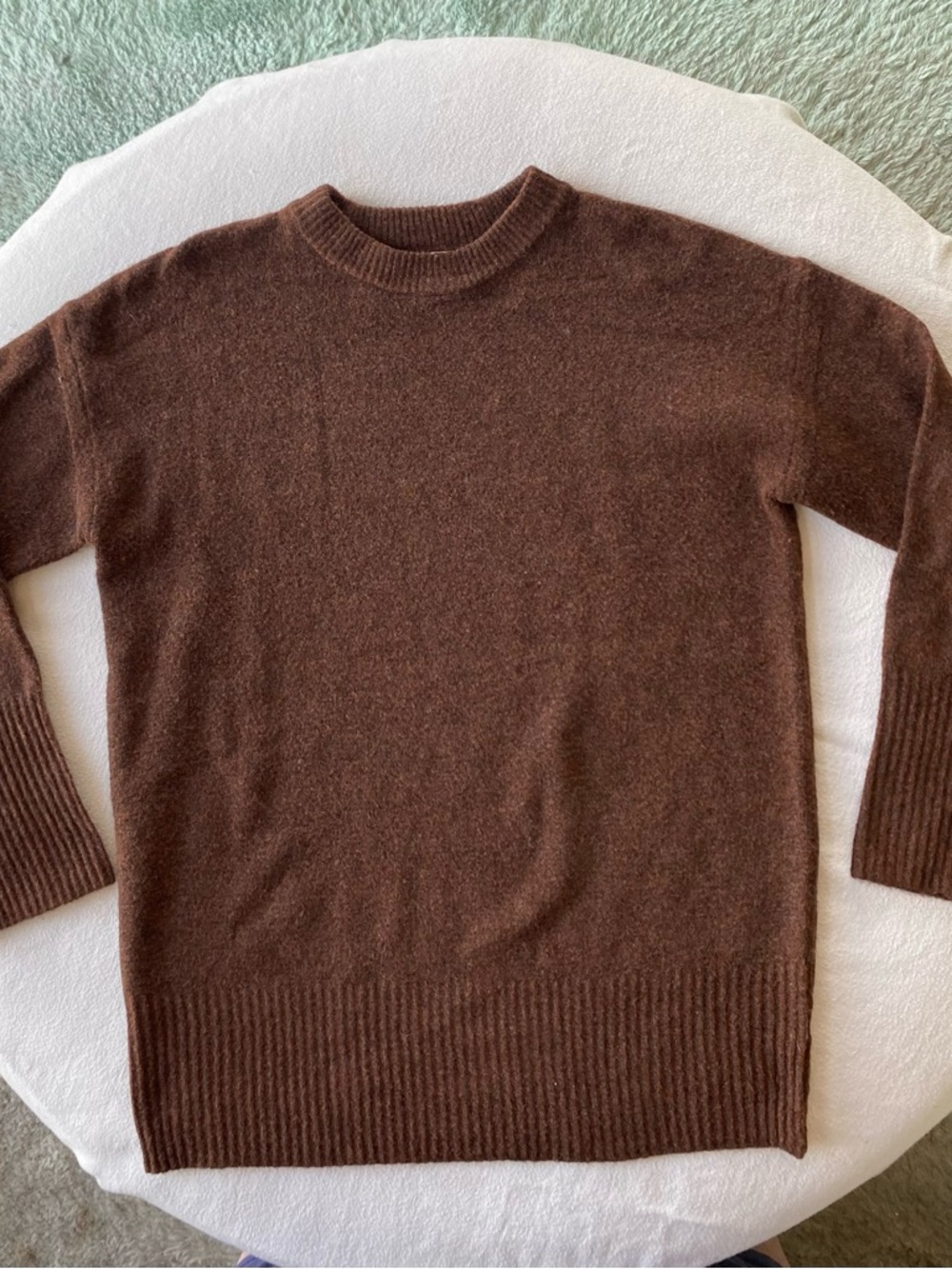 a new day Women's Brown Crewneck Sweater